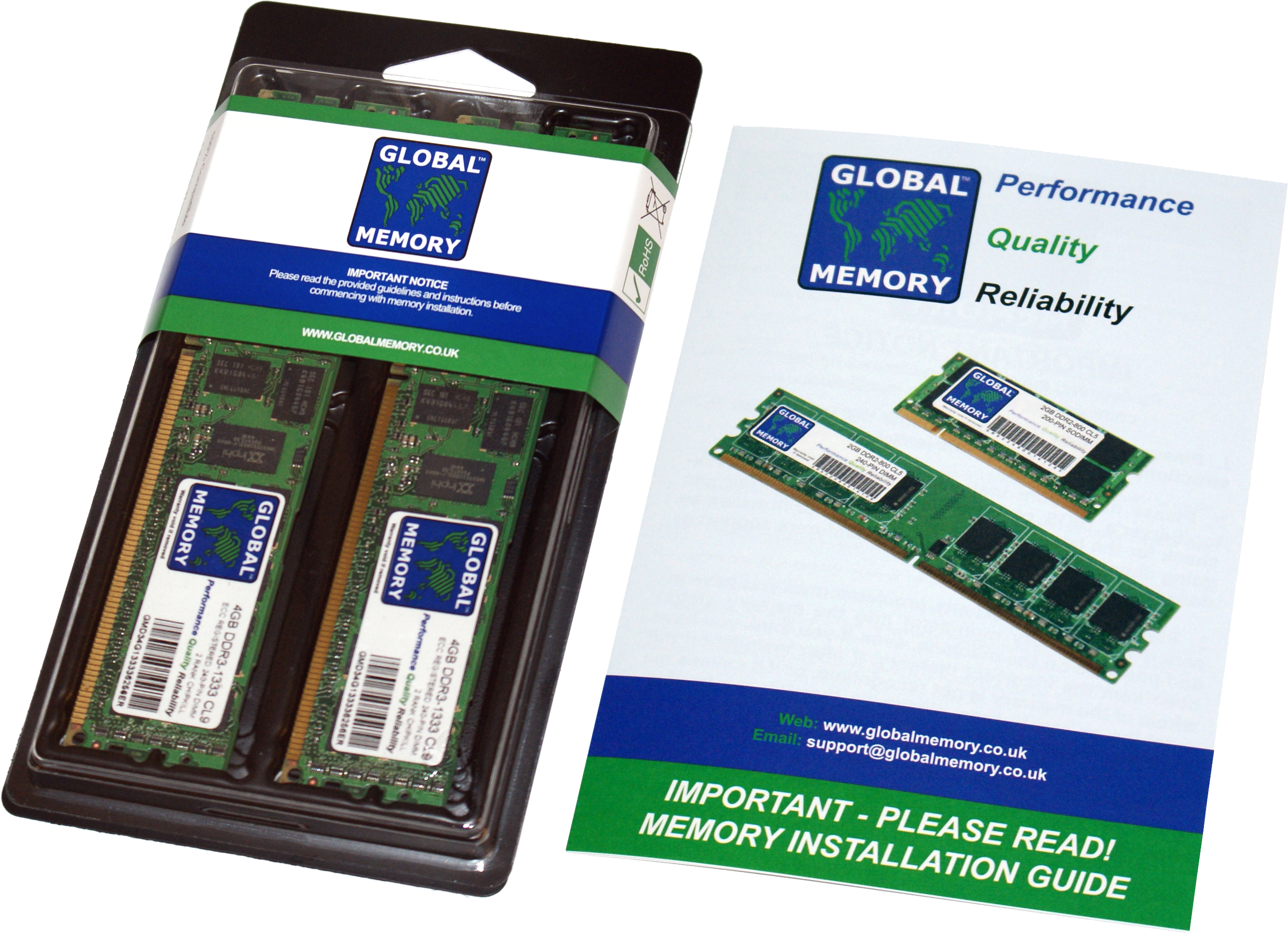 32GB (2 x 16GB) DDR4 2400MHz PC4-19200 288-PIN ECC REGISTERED DIMM (RDIMM) MEMORY RAM KIT FOR SERVERS/WORKSTATIONS/MOTHERBOARDS (4 RANK KIT CHIPKILL)